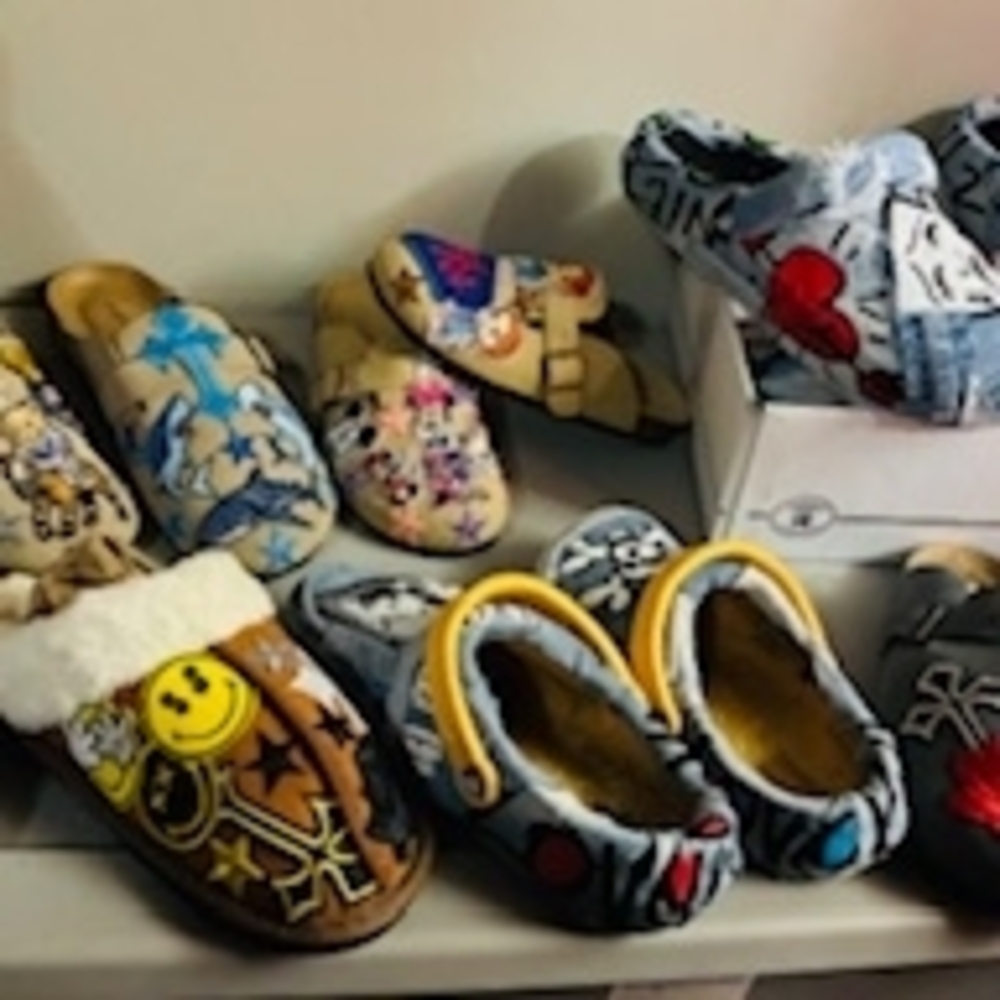 Colorful Graphic Slippers Collection